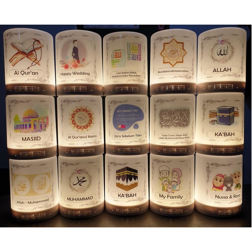 Speaker Lampu Led Murotal Al Quran 30 Juz 32 Gb/ Speaker Murottal Alquran Lampu Tidur Led