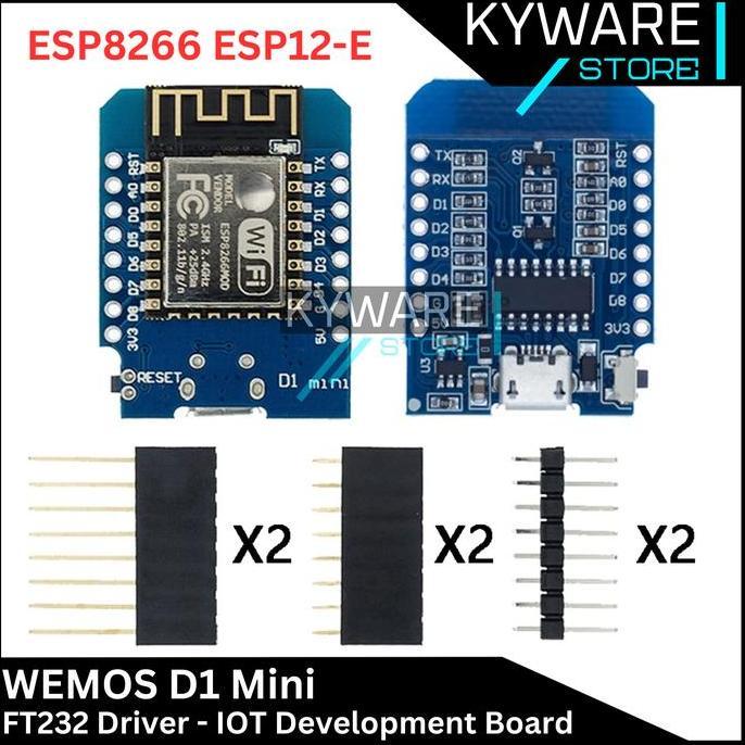 KUSUMORO Wemos D1 Mini ESP8266 NodeMCU Wifi IOT ESP 8266 Develompent Board ESP-12