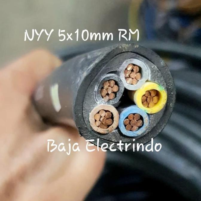 Promo Kabel Tunggal / Engkel Nyy 5X10Mm 5X10 Mm Per Meter Cod