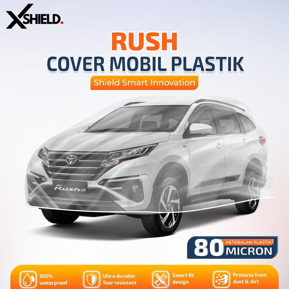 Sarung Mobil Plastik Rush Body Cover Mobil All new rush toyota Terios Transparan Bening soluna