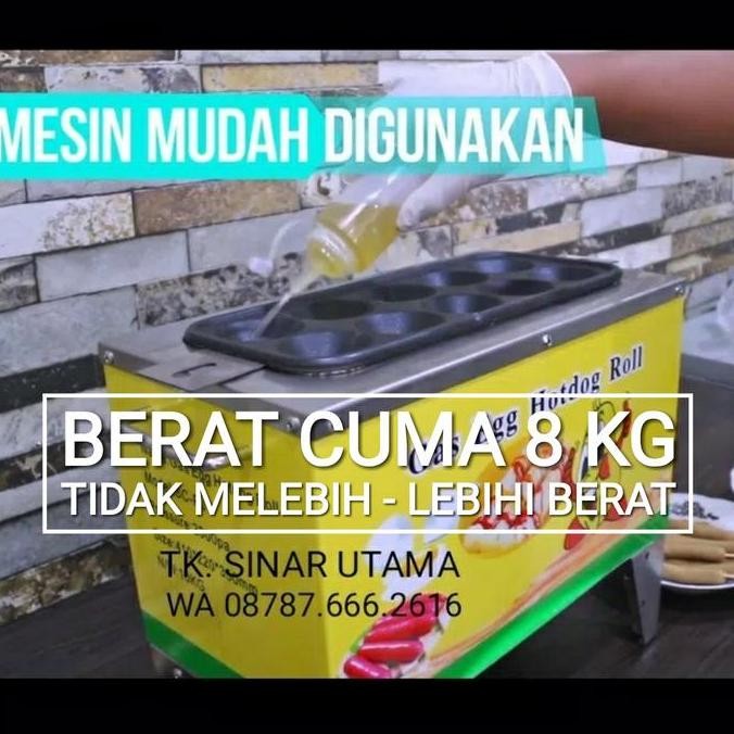 Promo Gas Mesin Sostel Sosis Telur Alat Egg Roll Hotdog Telor Kompor 10 E COD