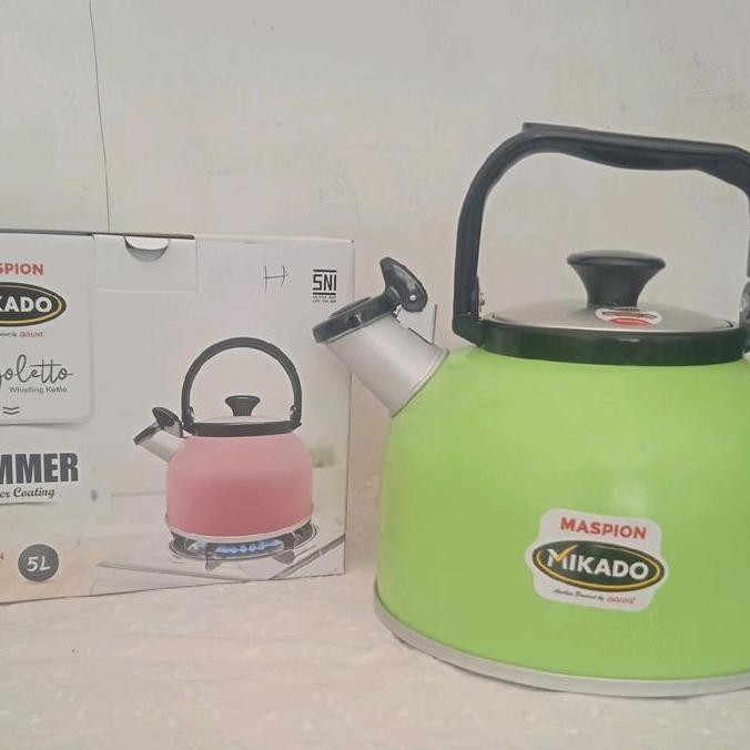 Teko Siul Maspion Rigoleto 5 Liter / Teko Bunyi / Teko Alumunium / Teko Masak Air Panas Maspion Rigo