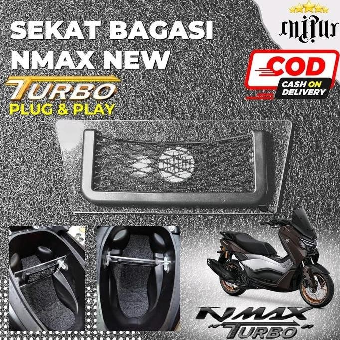 Sekat Bagasi Nmax Turbo - Luggage / Pemisah Bagasi Nmax Turbo 2024 / Sekat Bagasi Nmax New Turbo / L