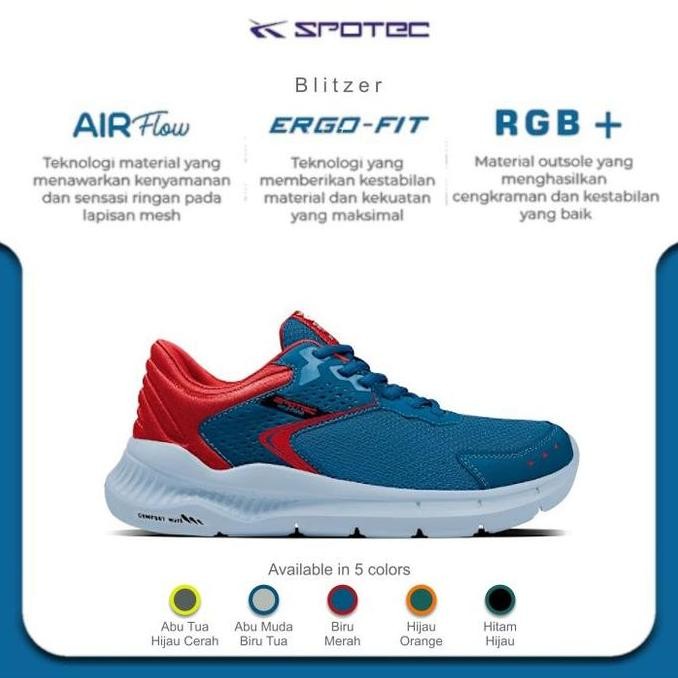 Sepatu Running / Unisex / Blitzer / Spotec Original
