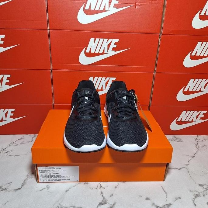 Sepatu Nike Running Revolution 6 Nn Black White (Dc3728 003) Original