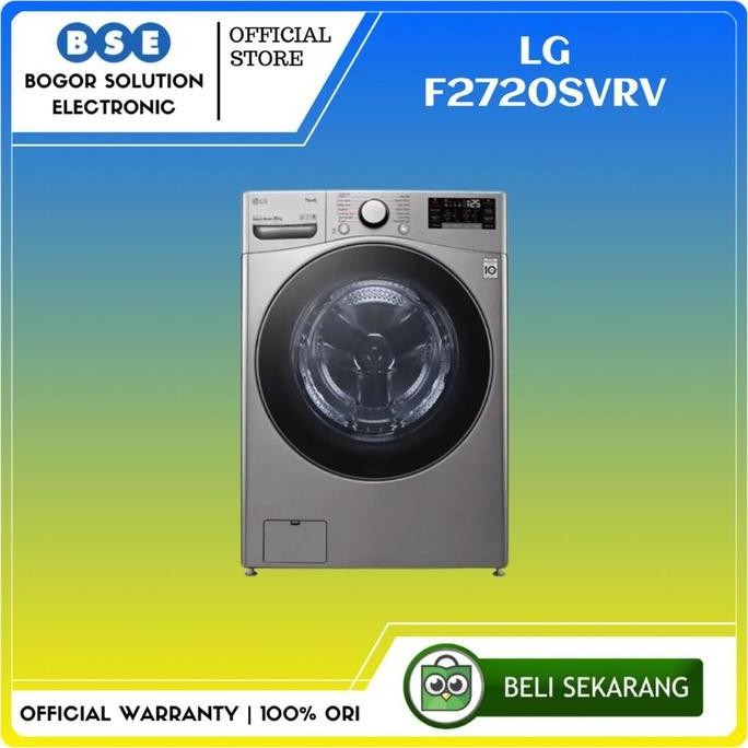 Promo LG MESIN CUCI FRONT LOADING 20KG | PROMO MESIN CUCI 20 KG | F2720SVRV COD
