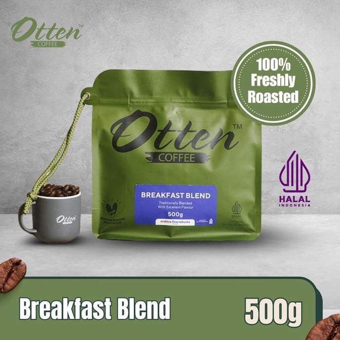 Bubuk Kopi Breakfast Blend - 500gr - Commercial Blend - Otten Coffee