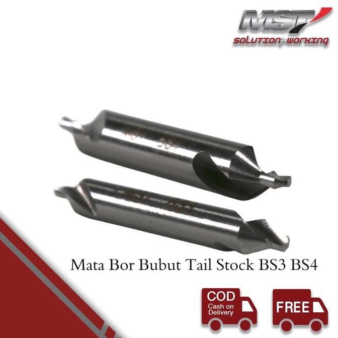 MST Mata Bor Bubut / CENTER DRILL HSS