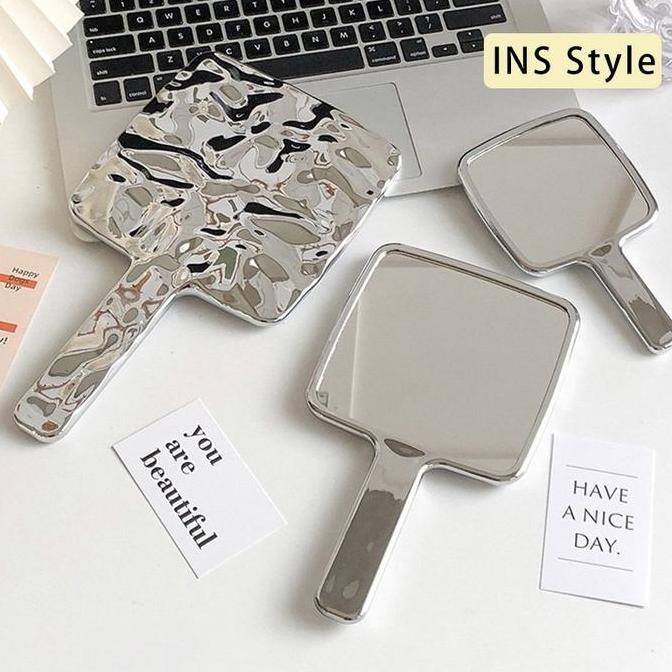 Perak Hand Mirror / Cermin Genggam / Cermin Rias/ Korea Vintage Mirror