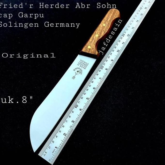 Pisau Dapur Stainless Sembelih Super Tajam Cap Garpu Original Jerman