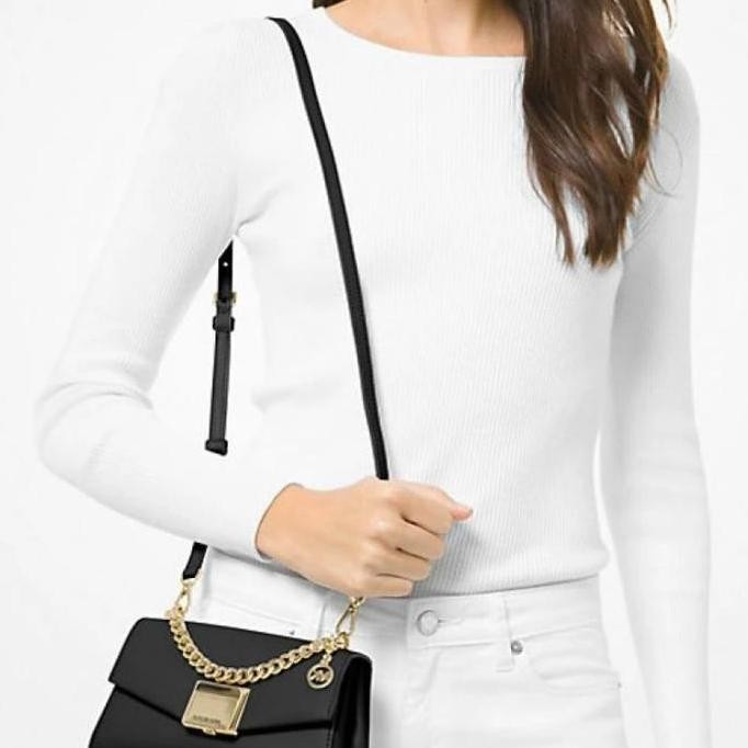 Mk Lita Small Rantai Emas Crossbody