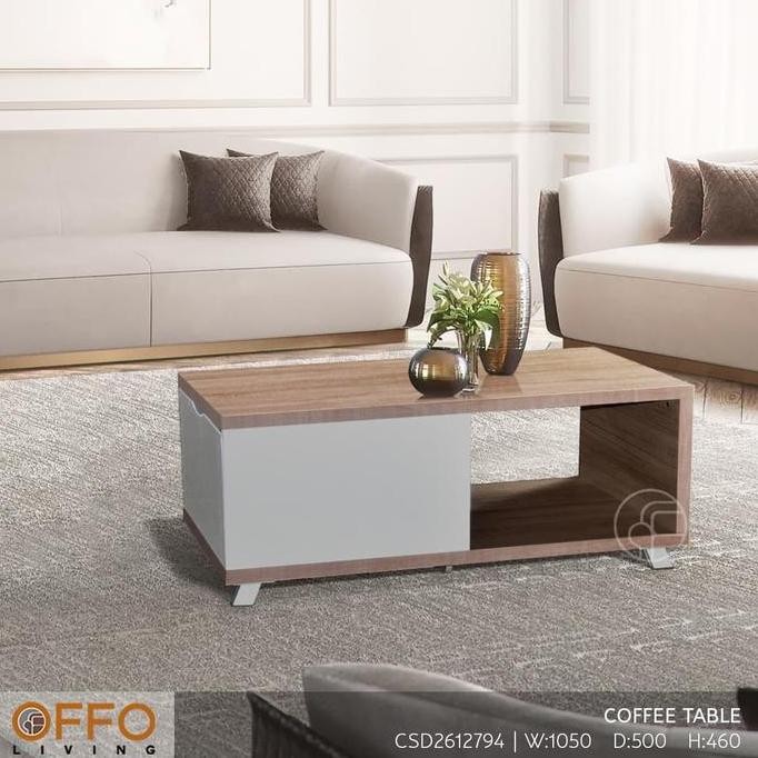 Ebayfash- Offo Living - Coffee Table Putih