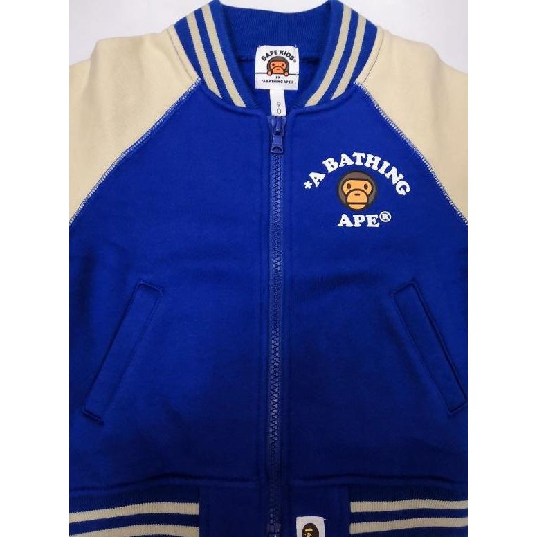 A BATHING APE BAPE Kids Varsity Jacket ORIGINAL