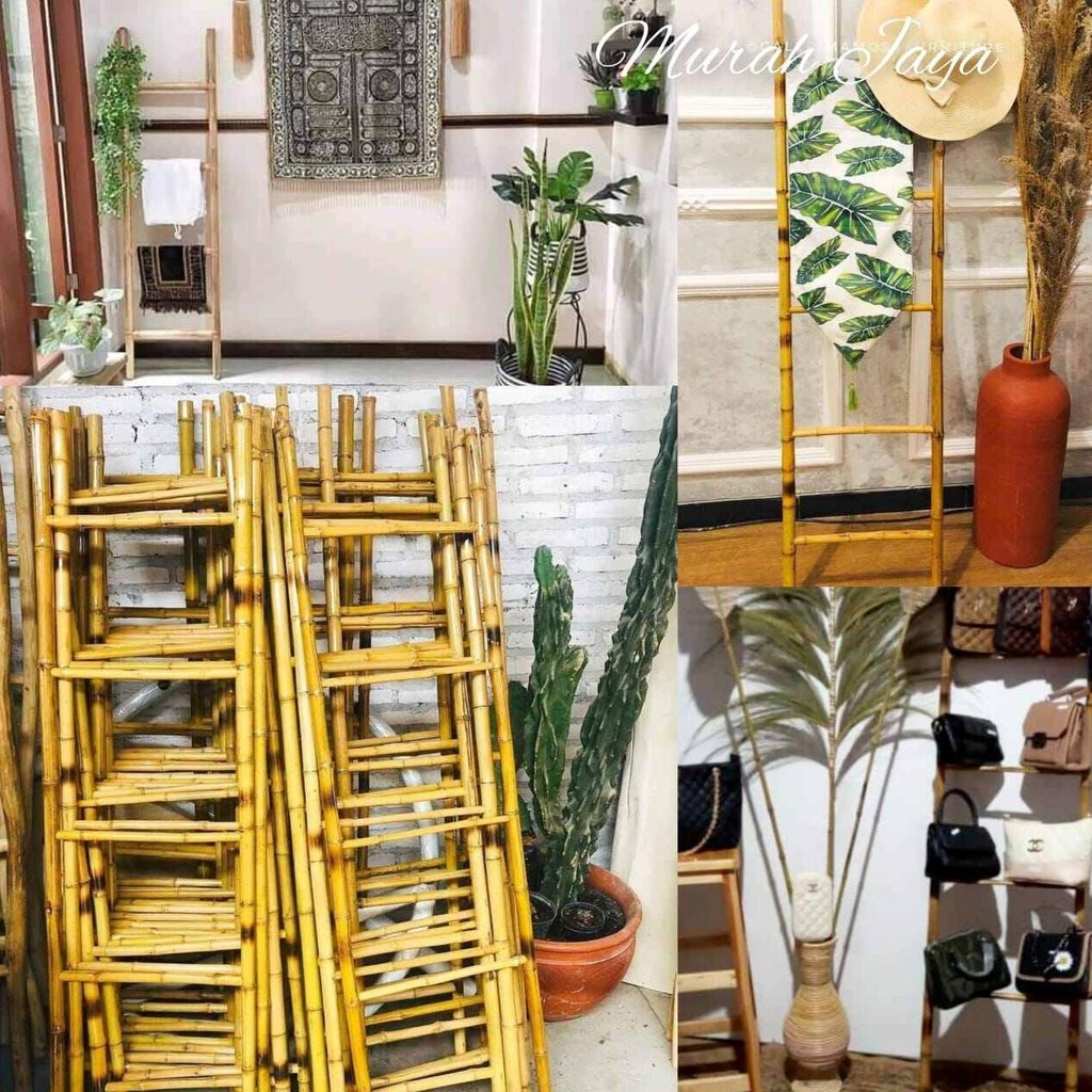 [TERMURAH]TANGGA BAMBU|BAMBOO LADDER|TANGGA DEKORASI|LEADER JILBAB|LEADER KERUDUNG|DASTER|SARUNG|MUK