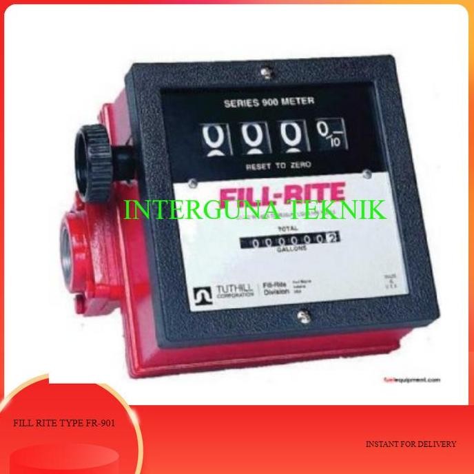 CAVERLY- Fill Rite Flow meter 4 Digit Ukuran 1 1/2" / Flow meter type FR-901