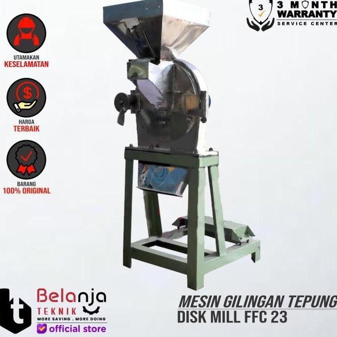 JINICHI- Mesin Gilingan Tepung Disk Mill FFC 45 Stainless FFC45 Unit Saja
