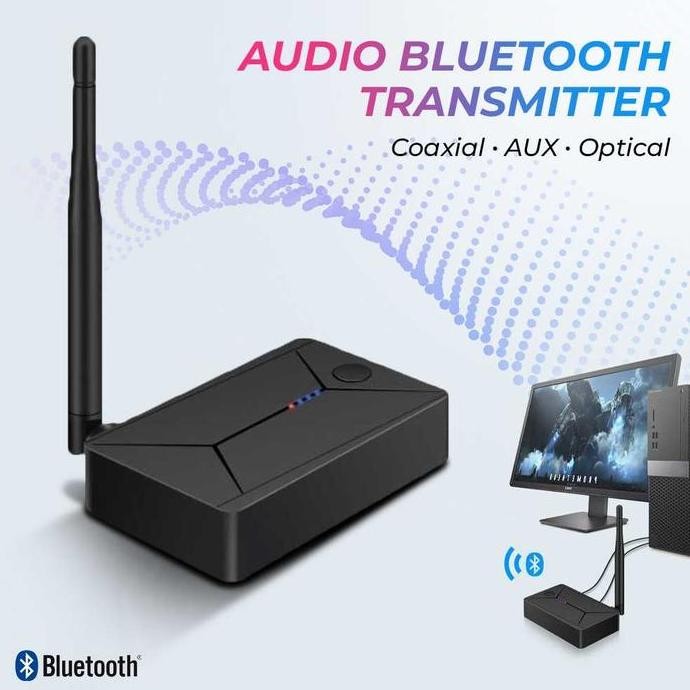 KYOKOTSU- Bluetooth Audio Transmitter BT 5.0 Stereo Coaxial AUX Optical Toslink - TX13