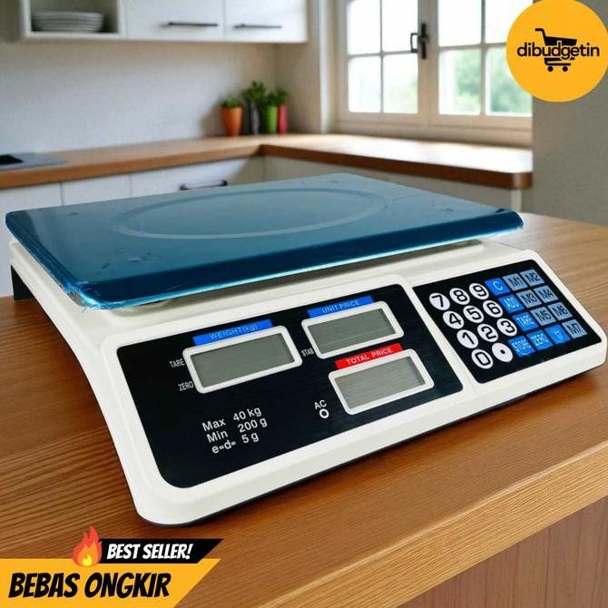 WALTER- Timbangan Digital Buah Makanan Commercial Retail Scale 40kg - Protopic PT95