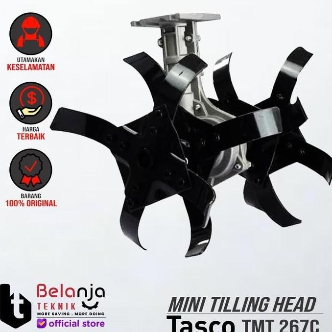 JINICHI- Tasco Mini Tilling Head TMT267C as Bintang 7 TMT 267 Pencacah Tanah