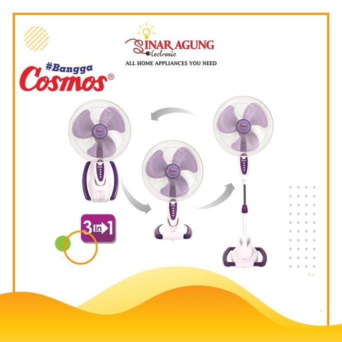 COSMOS KIPAS ANGIN STAND FAN 16SO33 / 16 SO33 3 in 1 ORIGINAL