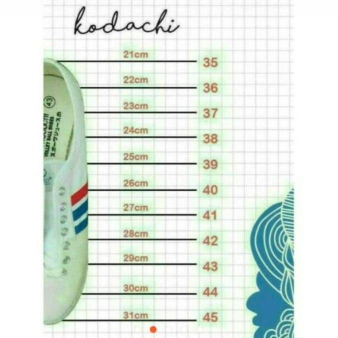 Kodachi 8116 Sepatu Capung Putih Biru Silver / Sepatu Capung Original