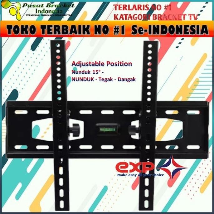 Bracket TV KHUSUS MERK AKARI 42" s/d 55" waterpass GARANSI