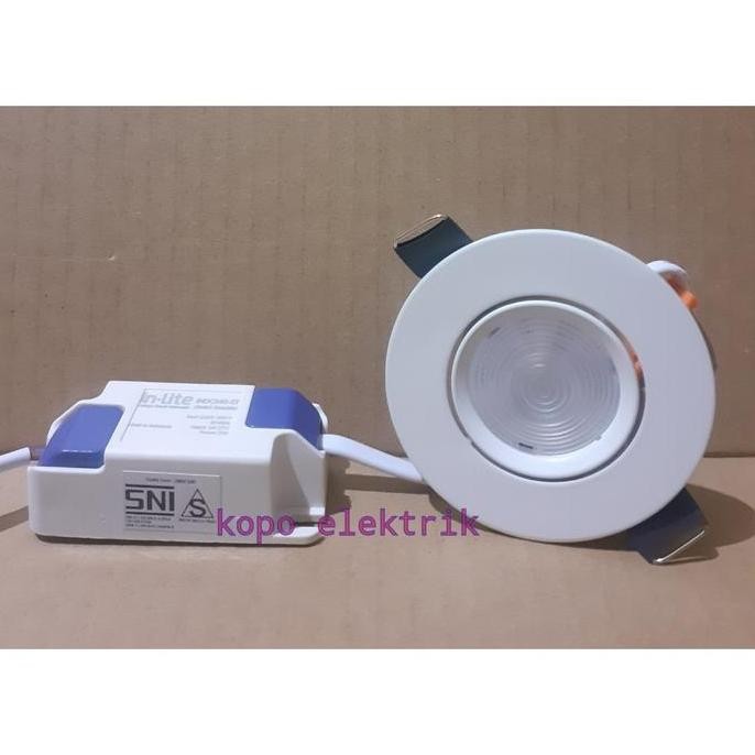 LED Panel Inlite 3 watt INDC240 | Inlite LED panel sorot 3