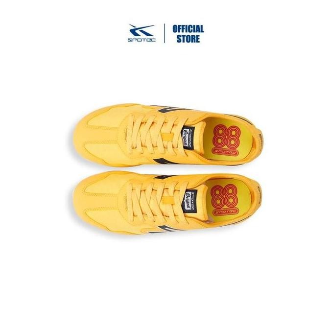Spotec Sneakers Pother Sepatu Sneakers Pria Wanita - Kuning Hitam