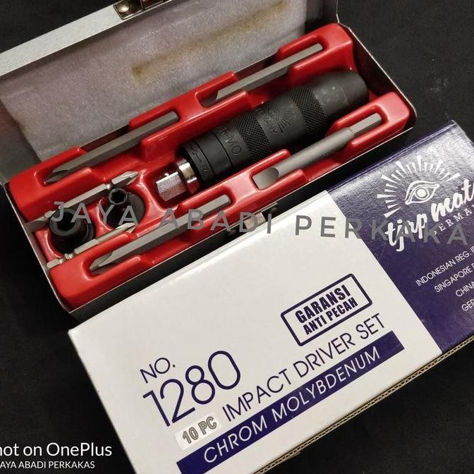 OBENG KETOK MEKANIK SET TJAP MATA 10PCS