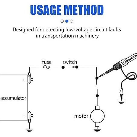 Racun Shopee 6-24V 2.5M Tespen Listrik/Tespen Digital/Test Pen Listrik/Obeng Tespen Dc Digital/Tes P