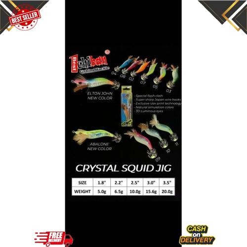 Big Promo SQUID JIG ICHIBAN CRYSTAL