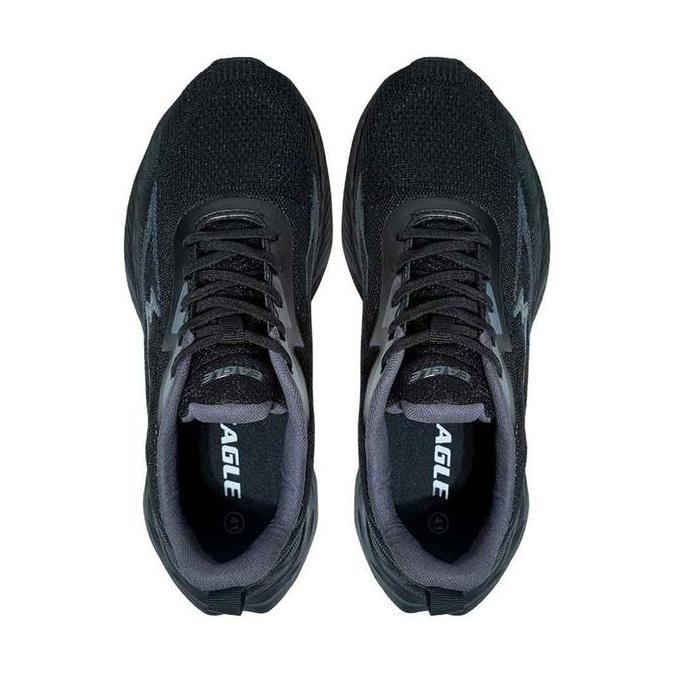 Sepatu Running Eagle Solace Hitam Hitam