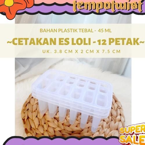 New Sale Cetakan es krim stik -  Cetakan es stik 12 slot, Jual Cetakan Es
