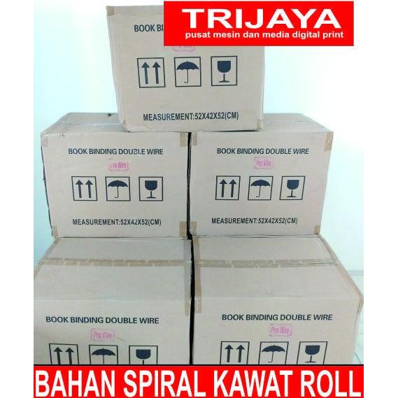 Bahan Spiral Kawat Roll Putih