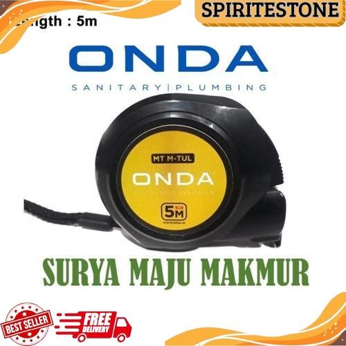 New Meteran Otomatis ONDA MT M-TUL 5 Meter Ukur MT M-TUL 5 M / Meter
