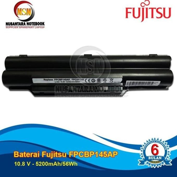 TERBARU - Baterai Fujitsu S6310 S6311 S7100 S7110 E8310 L1010 10.8V 5200mAh OEM