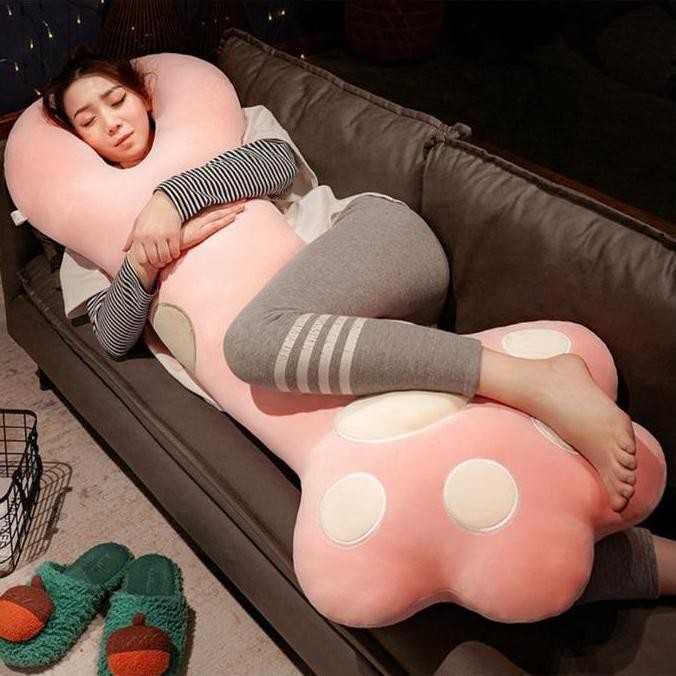 Boneka Guling dewasa karakter jumbo / guling bentuk kaki kucing / guling karakter / guling jumbo