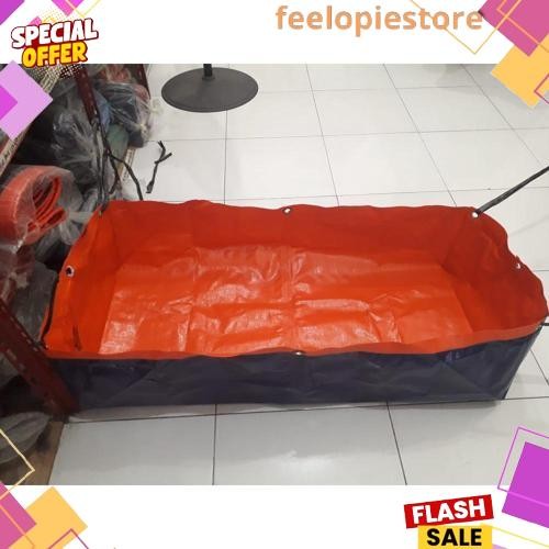 Gercep TERPAL KOLAM IKAN A5 1x0,50x0,25/Terpal ikan cupang/Terpal kolam ikan