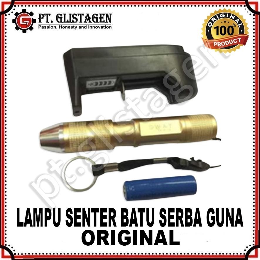 Senter Batu Cincin Led Serba Guna SWAT SET SX-K-18 K18 Lampu Senter Led Senter Zoom Senter 3 Mode Se