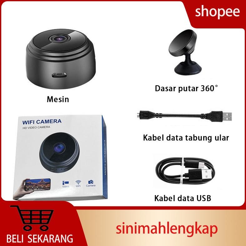 CCTV Mini Wifi A9 Kamera Mata-mata Kamera Tersembunyi HD1080p kamera cctv