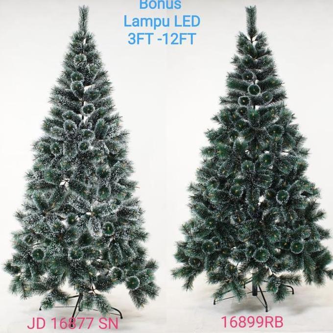 CR - POHON NATAL/CHRISTMAS TREE 4FT(120CM) TYPE 16899RB ATAU 16877SN (POHON NATAL SALJU/POHON NATAL 