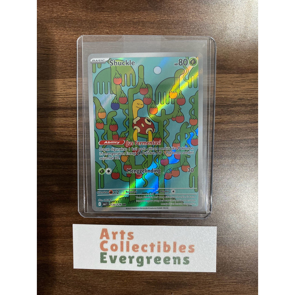 Shuckle AR 130/126 MA1 Evolusi Mega (ID) Indonesia Kartu TCG Pokemon