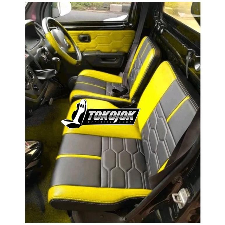 Sarung jok mobil granmax,l300,apv mega carry,carry new,ss futura,carry futura,espass pick up MOTIF T