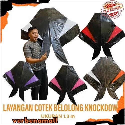 Ready Stock Layangan Cotek Belolong Knockdown - Layangan Cotek - Layangan bebean knockdown - Layanga