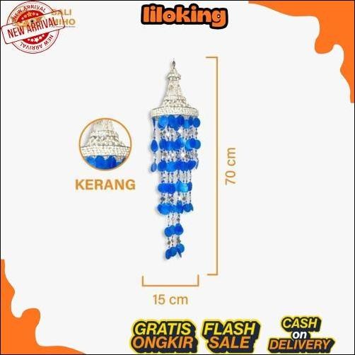 HotSale Lonceng Angin Kerang - Wind Chime - Kerang Gantungan - Kerang Kap Lampu - Kerang Dekorasi - 