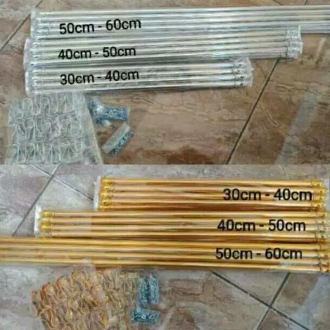 Stik gorden vitrase jendela minimalis