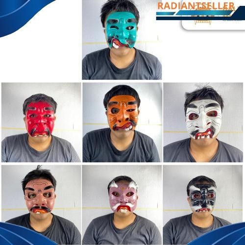 Big Promo Topeng Bondres - Topeng lawak Bali - Topeng bibir sumbing - Topeng Kayu - Topeng Bali - To