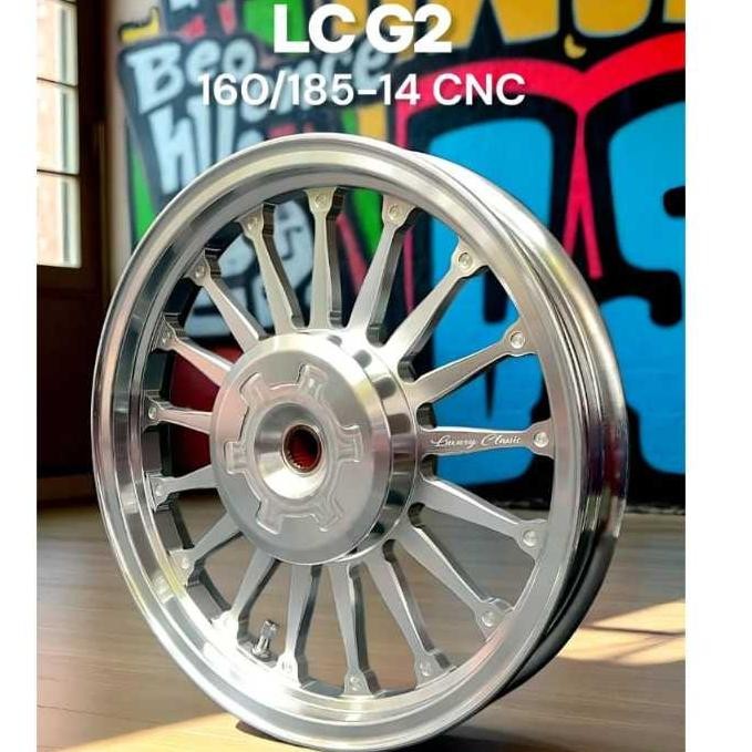 Velg Luxury Classic G2 POWER 160/185x14 VARIO 110/125/150 BEAT SCOOPY MIO SPORTY SMILE M3 XEON GEAR 