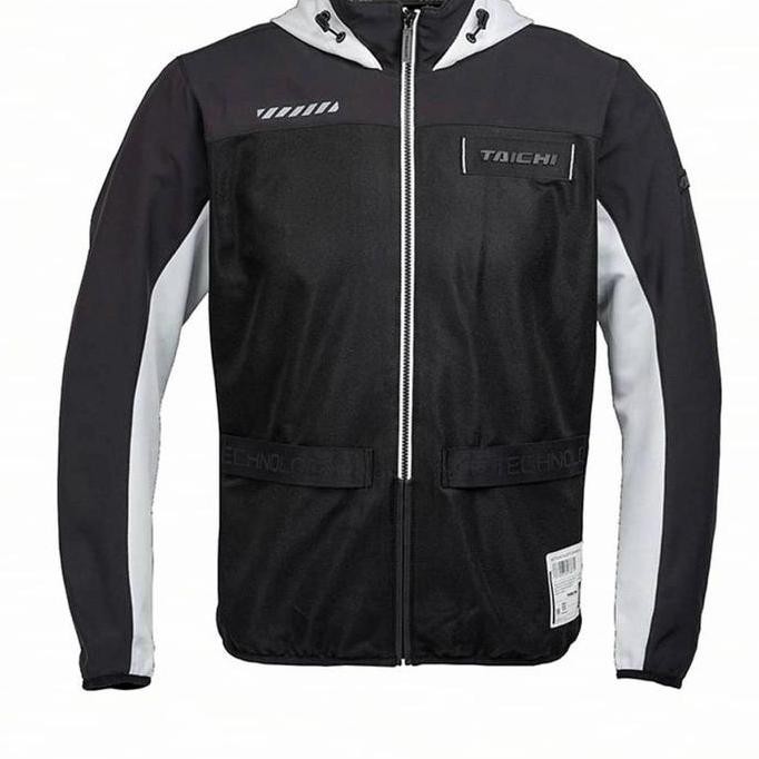TAICHI JAKET RSJ334 BLACK WHITE | JAKET RIDING | ORIGINAL TAICHI 100%
