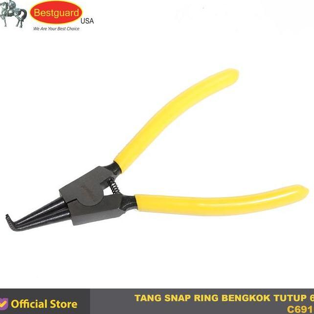 Tang Snap Ring Bengkok Tutup Internal 6 Bestguard